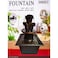Modern Tabletop Water Fountain Indoor Decorative Cascade Flow LED Relaxation Home D&eacute;cor