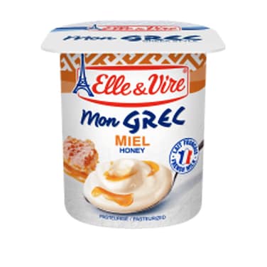 Elle &amp; Vire Greek Style Honey Flavoured Dessert, 125g