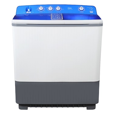 Haier Top Load Washer and Dryer HWM215-1128, 18 kg, Universal Motor, 300 rpm, Plastic, White