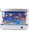 Fake Fish Tank Mini Aquarium, Artificial Fish Lamp Aquarium, Virtual Ocean Moving Fish Night Light, for Kids and Adults