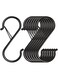 MAKINGTEC S Hooks for Hanging, Heavy Duty S Hooks with Safety Buckle S Shaped Hooks Kitchen Pot Rack Hooks Closet Hooks for Hanging Plants, Clothes, Kitchen Utensil, Pots and Pans, Bags (Black)