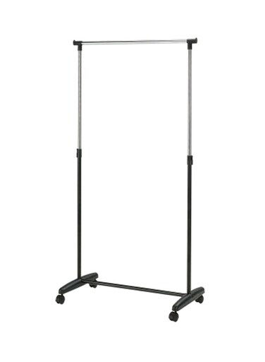 Garment Rack Silver/Black