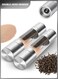 Salt And Pepper Grinder Set, 2Pes Adjustable Ceramic Rotor for Coarse to Fine Grinding