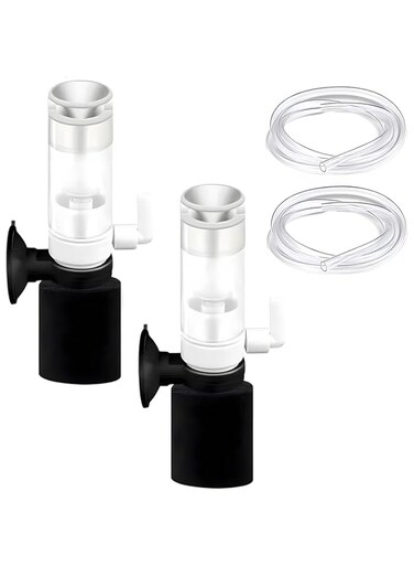 Bolivia's Aquarium Fish Tank Biochemical Cotton Filter, 2 pcs Purifier Fish Tank Filter, Portable Aquarium Filter with 2 M Tube, Sponge Fish Filter is Suitable for Freshwater and Saltwater Tank