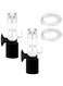 Bolivia's Aquarium Fish Tank Biochemical Cotton Filter, 2 pcs Purifier Fish Tank Filter, Portable Aquarium Filter with 2 M Tube, Sponge Fish Filter is Suitable for Freshwater and Saltwater Tank