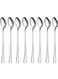 Of 8 Long Stirring Spoons For Coffee,Ice Cream,Long Handle Iced Teaspoons For Bar