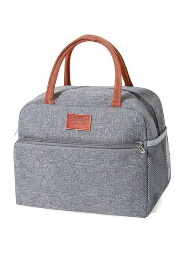 THE WHITE SHOP Lunch Bag for Women &amp; Men Adult Insulated Lunch Box, Small Leakproof Cooler Food Lunch Containers Reusable High Capacity Lunch Tote Bags for Work, Travel, Outdoor