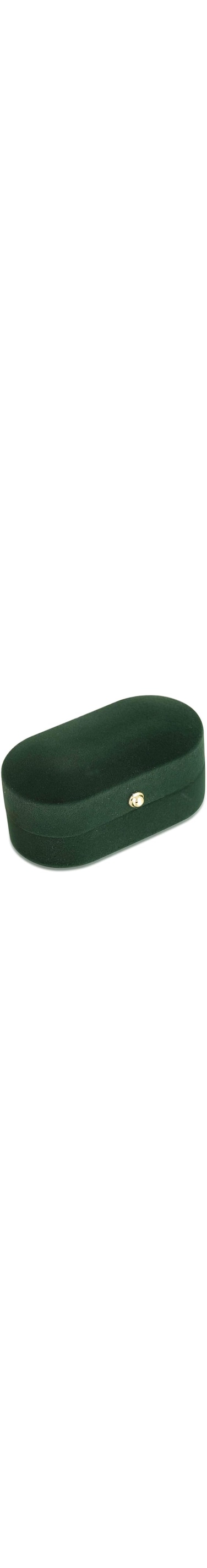 Oasisgalore Green Velvet Ring Box, Rings Storage Box Small Gift Box