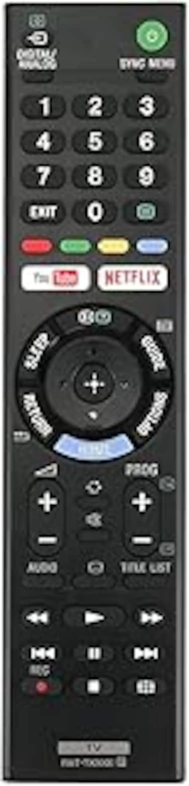 Replacement Compatible New RMT-TX300E Replace Remote Control for Sony Bravia TV KD-65X7000F KD-55X7077F KD-55X7000F KD-49X7077F KD-49X7000F