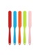 scraper, silicone integrated scraper, baking cake scraper, jam small knife shaped scraper, 5 colorful sets