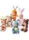 Generic 6 pcs 11cm Lifelike MINI BABY Dolls set Cute baby Doll kit Gift For Girls