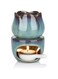 X spring Wax Melt Essential Oil Burner, Flower Shaped Tealight Wax Melt Warmer with Candle Spoon, Removable Aromatherapy Burner Ceramic Aroma Oil Candle for Home, Bedroom Decor, Housewarming Gift