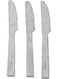 DC2936 Stainless Steel Table 3-Piece, Silver