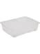 Cosmoplast Plastic Storage Box Clear With Lid For Under-Bed 45 Liters
