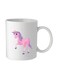Unicorn Printed Mug White/Pink/Purple