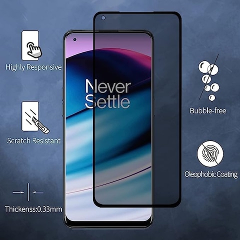 one plus Nord Ce Privacy Screen Protector [Upgrade Version] [3D Curve] Anti-spy Tempered Glass Screen Film 9H Hardness Anti-Scratch Anti-Peep Shield,for 1+Nord CE 5G