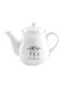 Box Sweet Home Tea Canister White/Black 17.5x22x13cm