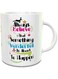 Impress Ceramic Coffee Mug with Wonderful Quote Design (White)