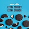 Hershey&#39;s Cookies N Creme Chocolate Bar, 40g Pack of 4