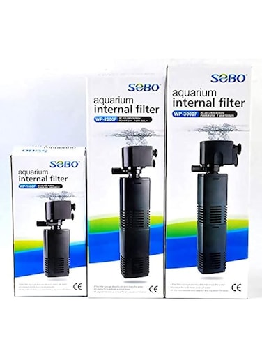 B&amp;K SOBO Submersible Silent Aquarium Internal Filter 20W, Fish Tank Filter with 880 l/hr. Water Pump