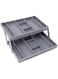 Cryfokt Drawer Organizer, Multi Level Expandable Desk Organizer Tray, Collapsible Plastic Drawer Organizer for Jewelry and Cosmetics Storage, Kitchen Gadgets Utensil for Dressing Table