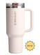 Quencher ProTour Flip Straw Tumbler with Leakproof Lid 40 oz   Built-In Straw &amp; Handle   Cupholder Compatible for Travel   Insulated Stainless Steel Cup   BPA-Free