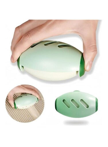 Rayyan Reusable Lint Roller Ball, Mini Travel Size Lint Roller for Clothes, Lint Roller Ball, Small Portable Lint Ball Remover for Clothes Dog Cat Hair Remover, Extra Sticky, Washable Gel (Green)