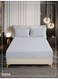 Bedding Fitted Sheet - Fits 150x200 Cm Bed For Queen Bed 3 Pcs (1 Fitted Sheet and 2 Pillowcases) - 30 Cm Deep Pocket - Solid Bed Sheet