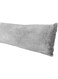 Truworth Bedding Extra Soft Body Pillow Cover, Sherpa/Microplush Material, 20x54 Inches, Zipper Closure (Gray)