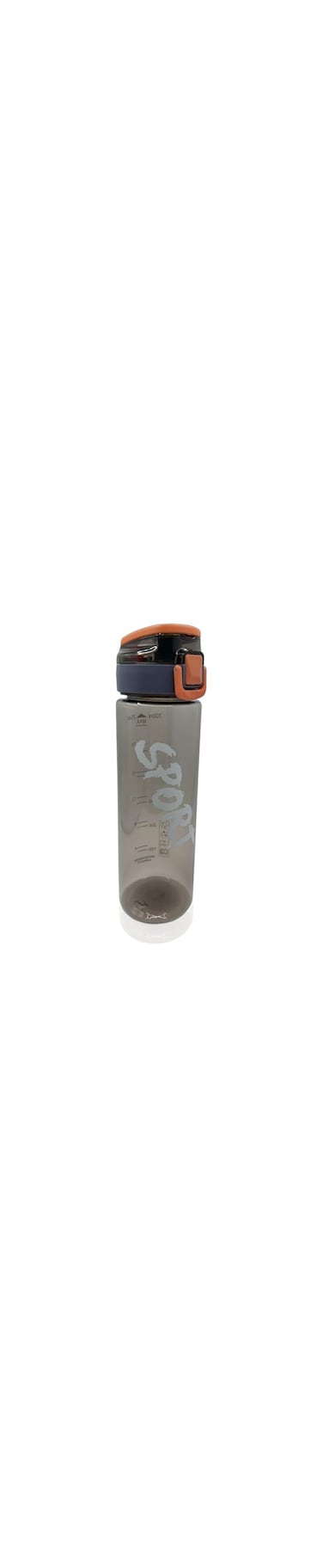 ECVV Water Bottle750ml Plastic Water Bottle With Time Markers, Leak Proof Water Bottle For Kids, School Water - Assorted
