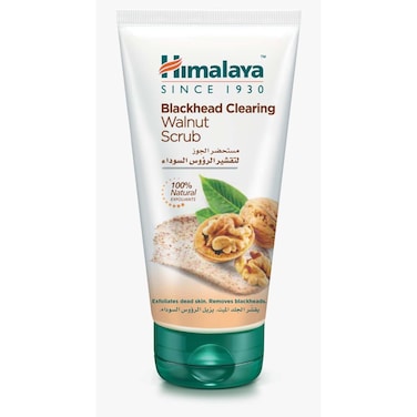 Himalaya Blackhead Clearing Walnut Scrub White 150ml