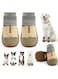 Azonee Dog Boots, Waterproof Dog Shoes for Large Dogs, Medium Dog Boots &amp; Paw Protectors for Hardwood Floors, Outdoor Dog Booties for Hot Pavement Winter Snow Hiking, with Reflective Strips, Size 6