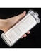 KASTWAVE Cotton Pad Jar Creative Transparent Make up Organizers Round Cosmetic Storage Dispenser Container Cotton Swab Holder for Women