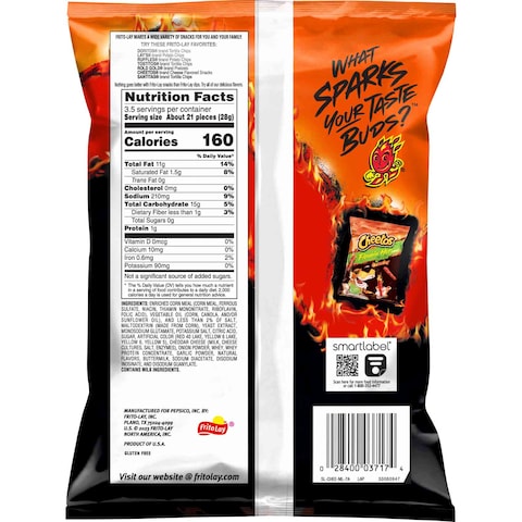 Cheetos Crunchy Flamin Hot Chips  99g