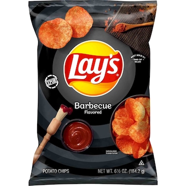Lay's Barbecue Flavoured Potato Chips, 184.2g
