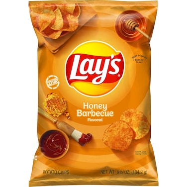 Lay's Honey Barbecue Flavoured Potato Chips, 184.2g