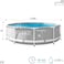 Intex Prism Frame Pool 26702, Grey, 305x76cm