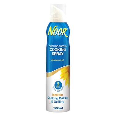 Noor, Sunflower Oil Cooking Spray, 200ml