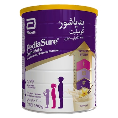 PediaSure Triplesure System Complete Balanced Nutrition, Vanilla, 1600g