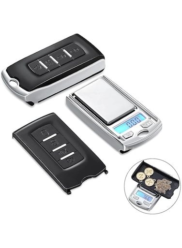 Joyzzz Portable Gram Scale, 200gx0.01g Mini Digital Scale Gold Jewelry Scale, Professional Accurate Electronic Scale, Mini Pocket Precision Balance with Battery for Jewels, Herb, Food (1 PCS)