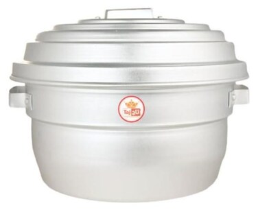 12 Pit Idly Pot Steamer Aluminium Silver