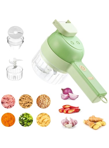 Multifunction Electric Vegetable Cutter Fruit Vegetable Slicer Cutter Vegetable Chopper Cutting Machine Stainless Steel Blade