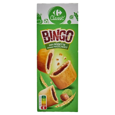 Carrefour Classic Golden Hazelnut Filled Biscuits, 225g