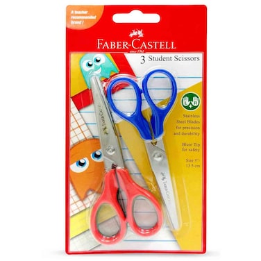 فابر كاستل طقم مقصات للطلاب، 3 قطع، 5 بوصة