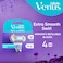 Venus Extra Smooth Swirl Woman's Refillable Razor Cart: 4 Carts
