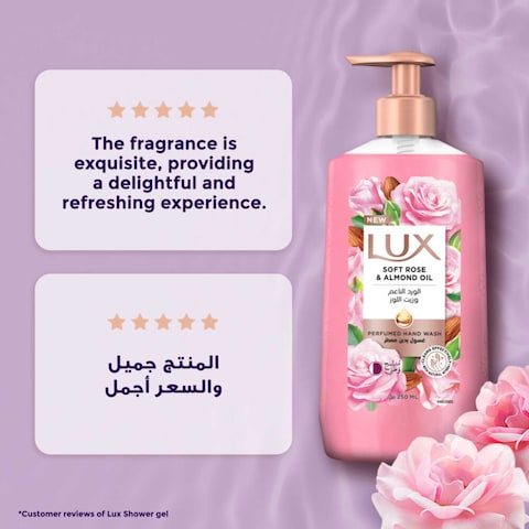 Lux Perfumed Liquid Hand Wash  Soft Rose 500ml