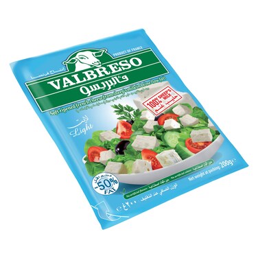 Valbreso Light Feta Cheese, 200g