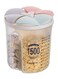 Compartment Storage Tank 1500 ML Airtight Food Container BPA Free Plastic Cereal Dispenser With Lids And Compartments For Grain Sugar Flour Rice Nuts Snacks