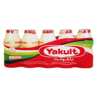 Yakult Probiotic Drinks, 80ml Pack of 5