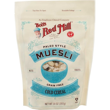 Bob's Red Mill Paleo Style Muesli Grain Free Cold Cereal Gluten Free 397g